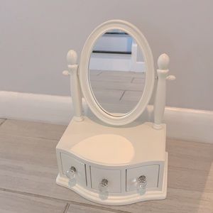 Pottery Barn Kids Jewelry Box with vanity mirror.